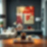 Elegant acrylic 3 tier stand displayed in a modern home setting