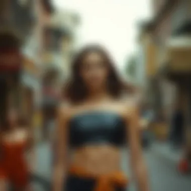 Historical evolution of bandeau tank in fashion