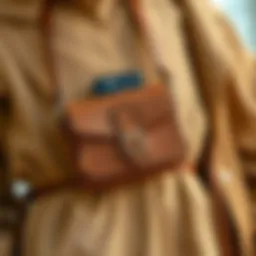 Elegant Bandolier crossbody phone case showcasing craftsmanship