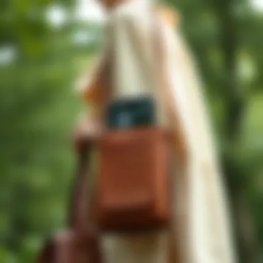 Sustainable materials used in Bandolier crossbody phone case