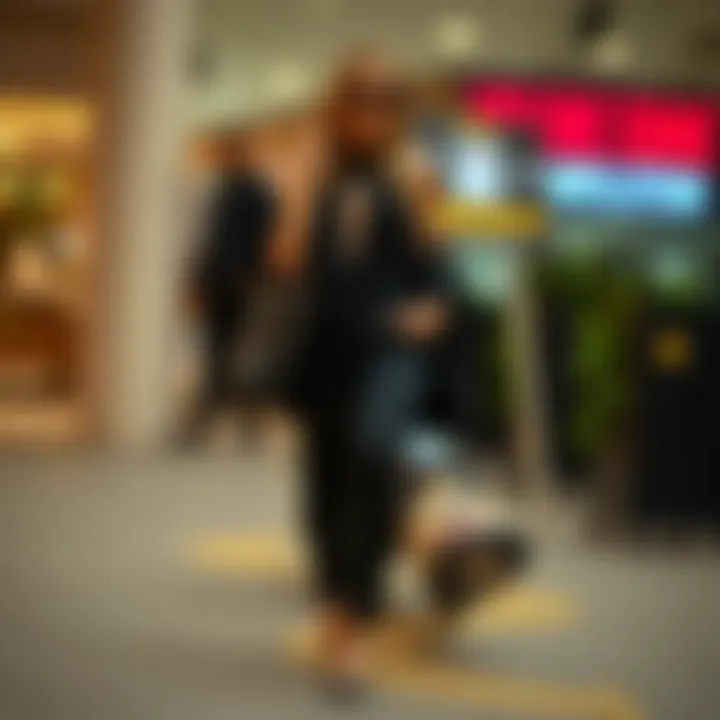 Stylish outfit paired with rhinestone flats