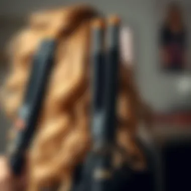 Comparison of traditional curling tools and silicone curling irons.