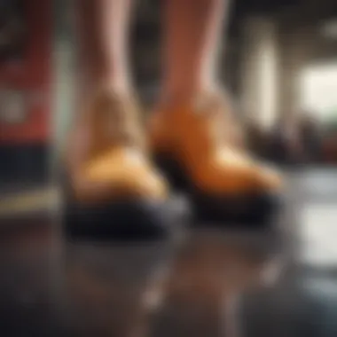 Footwear safety features for working moms-to-be