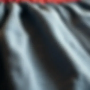 Close-up of fabric textures used in custom boxers, highlighting comfort and quality.