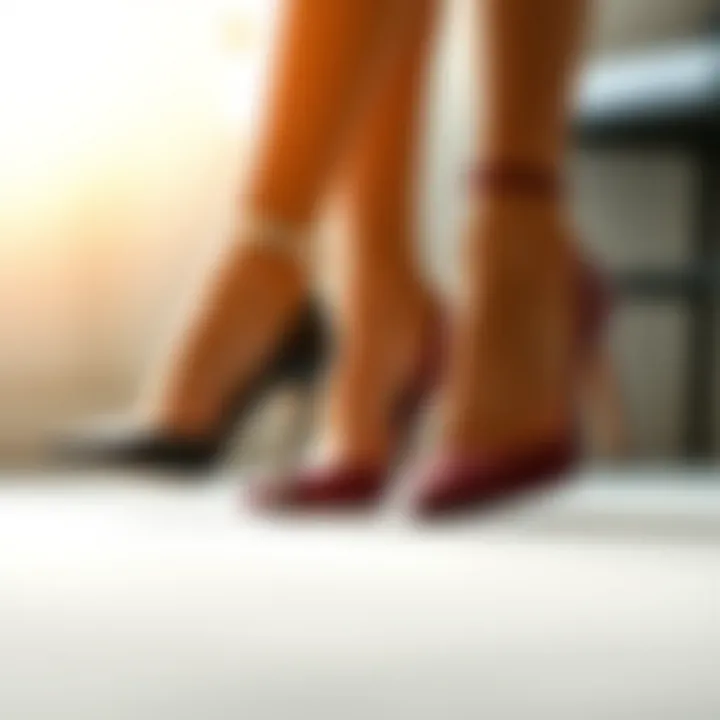 High Heel Style Comparison Comparison of various high heel styles tailored for smaller sizes