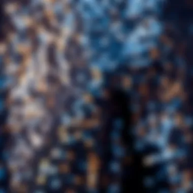 Close-up of sequin fabric showcasing texture and shine