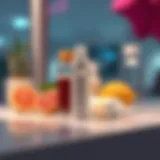 Innovative design of refillable squeeze tubes showcasing versatility