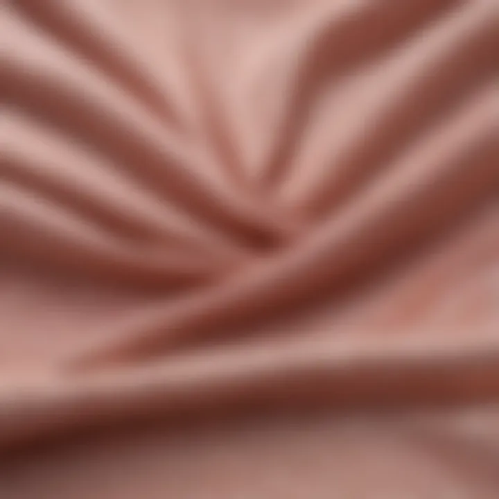 Close-up of fabric texture showcasing sustainable materials