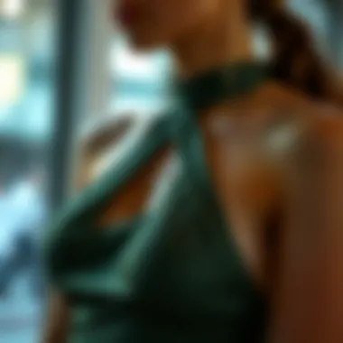 Sustainable fabrics used in halterneck bodysuits