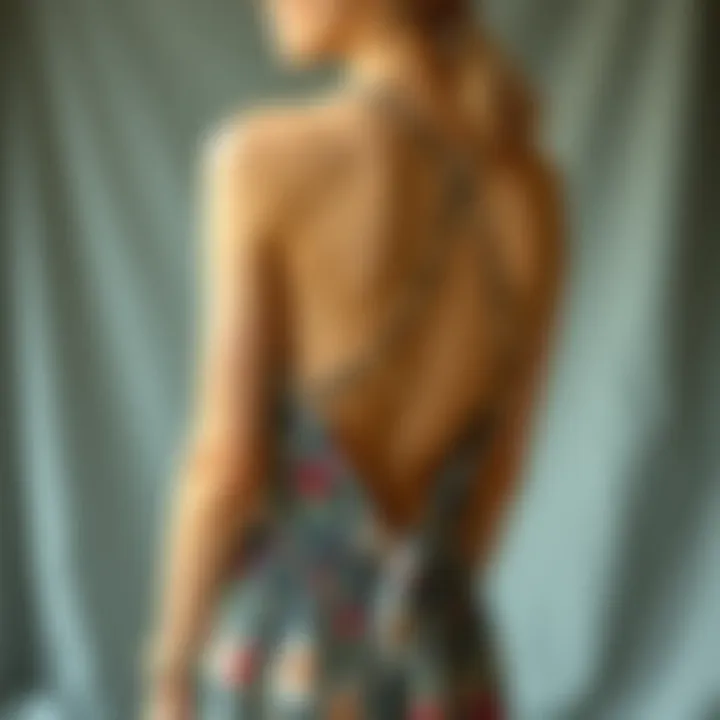 Eco-friendly fabrics used in cut out tie back dresses