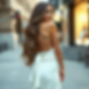 Versatile styling options for the cut out tie back dress