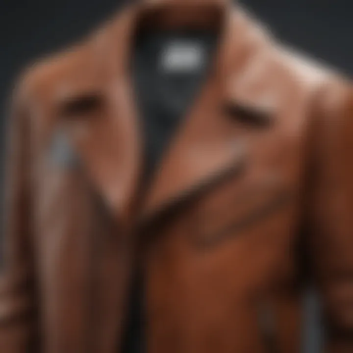 Sustainable materials used in the construction of fleece lined leather jackets