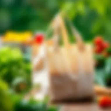 Eco-friendly materials used in reusable bags