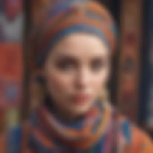 Colorful Bohemian Head Scarves Collection