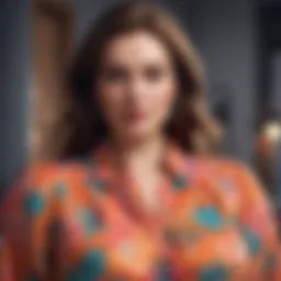 Stylish Plus Size Blouse in Vibrant Colors