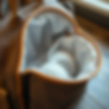 Functional Insulated Compartment Design Close-up of the insulated compartment showcasing its functionality