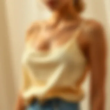 Sustainable fabric options for spaghetti tops showcasing eco-friendliness