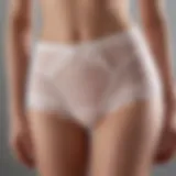 Elegant display of Warner's tummy control panties showcasing design and fabric texture.