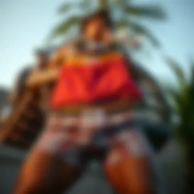 A stylish arrangement of boxer shorts reflecting contemporary fashion trends.