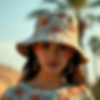 Infographic highlighting the environmental benefits of lightweight bucket hats