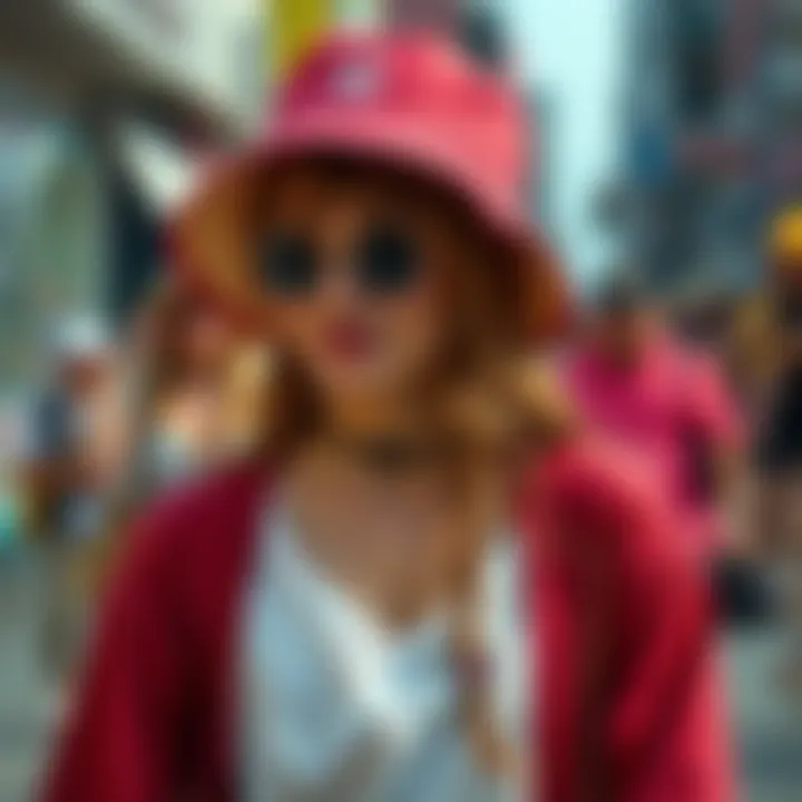 Versatile styling options for the lightweight bucket hat showcased in various outfits