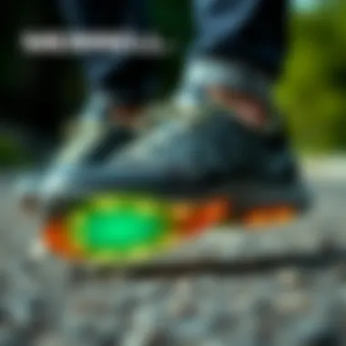 Highlighting the non-slip sole technology used in Merrell shoes