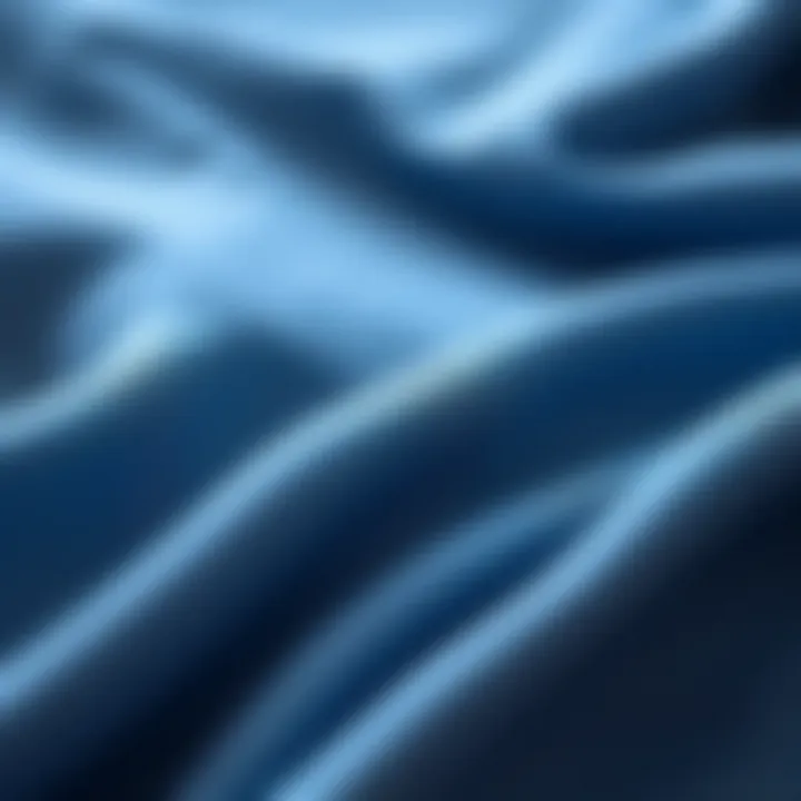 Close-up of fabric textures for plus size tops