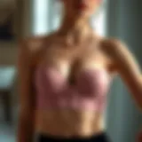 Elegant no padding strapless bra showcasing minimalist design