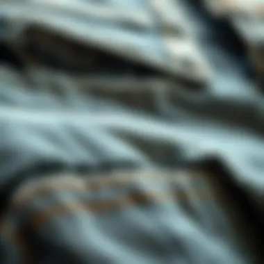 Fabric Textures of Punk Shorts Close-up of the fabric textures used in punk shorts, highlighting sustainability and craftsmanship.