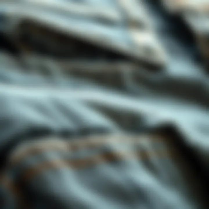 Fabric Textures of Punk Shorts Close-up of the fabric textures used in punk shorts, highlighting sustainability and craftsmanship.