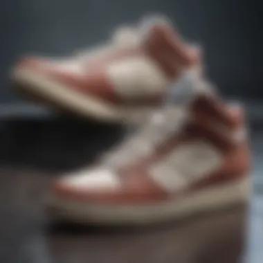 Before and after sneaker cleaning comparison