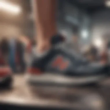 Sneaker oxidation cleaner in action