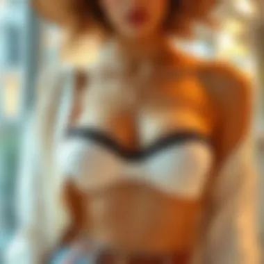 Stylish outfits paired with no padding strapless bras