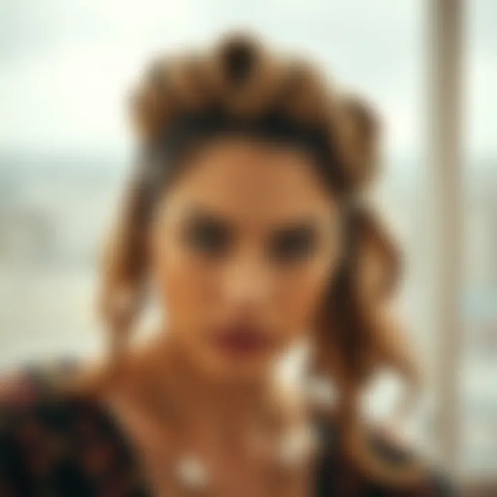 An eco-friendly hair curling headband made from sustainable materials.