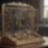 Elegant jewelry organizer with intricate designs