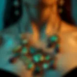 Elegant aesthetic necklace featuring unique design elements