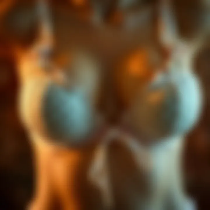 A collage of sustainable materials used in intimate apparel