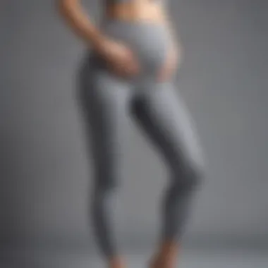 Comfortable fabric of maternity leggings