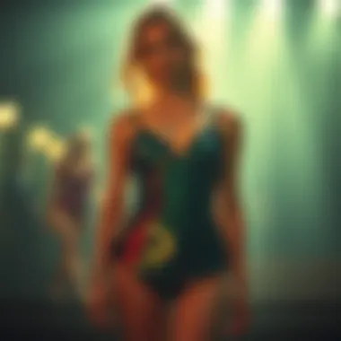 A conceptual image reflecting the sustainable approach toward sequin fashion.