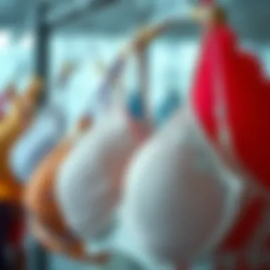 A diverse array of super size bras displayed together, highlighting various designs and colors.