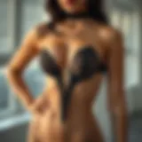 An elegant display of X Cross shapewear highlighting its sleek design.