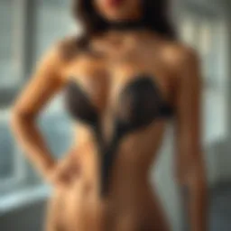 An elegant display of X Cross shapewear highlighting its sleek design.