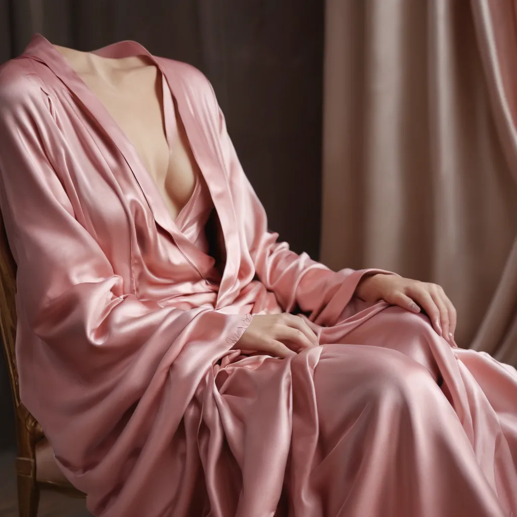Satin and Chantilly Lace Pajamas